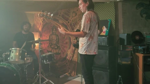 Stock Video Musical Group Playing Their Instruments Live Wallpaper - Free Live Wallpaper