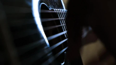 Stock Video Musician Playing A Guitar Indoors Live Wallpaper - Free Live Wallpaper