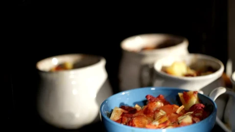 Stock Video Mutton And Potatoes In The Oven Live Wallpaper - Free Live Wallpaper