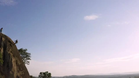 Stock Video Natural Landscape Around A Large Rocky Mountain Live Wallpaper - Free Live Wallpaper