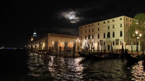 Stock Video Navigating The Central Canal Of Venice Live Wallpaper - Free Live Wallpaper