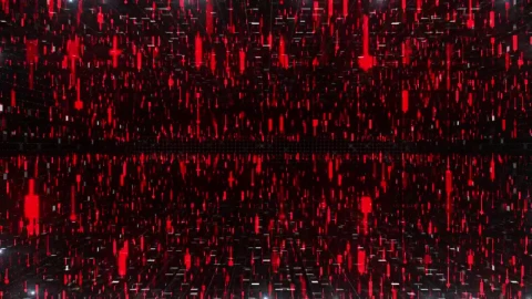 Stock Video Negative Stock Market Indicators D Animation Live Wallpaper - Free Live Wallpaper