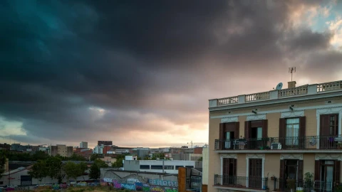 Stock Video Neighborhood In A City At Dusk Live Wallpaper - Free Live Wallpaper