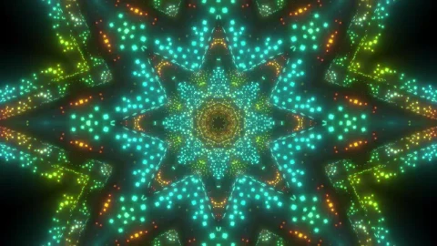 Stock Video Neon Colorful Stars D Animation Live Wallpaper - Free Live Wallpaper