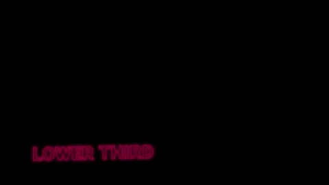 Stock Video Neon Lower Third Title Block Live Wallpaper - Free Live Wallpaper