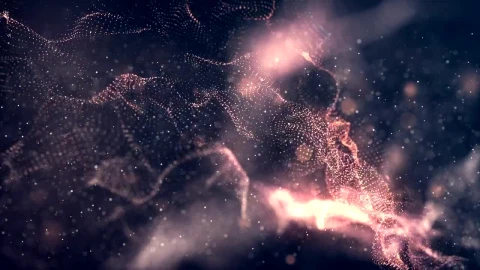 Stock Video Network Of Luminous Particles In Space Live Wallpaper - Free Live Wallpaper