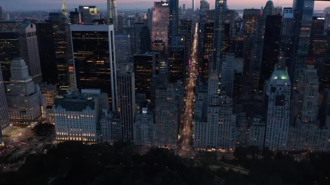 Stock Video New York At Night Aerial Shot Live Wallpaper - Free Live Wallpaper