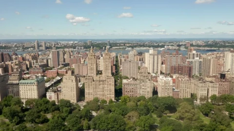 Stock Video New York Buildings From Central Park Aerial Shot Live Wallpaper - Free Live Wallpaper
