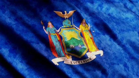 Stock Video New York State Flag Waving Live Wallpaper - Free Live Wallpaper