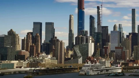 Stock Video New York Timelapse Across The Day Live Wallpaper - Free Live Wallpaper
