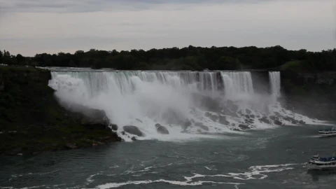 Stock Video Niagara Falls Tour Boat Live Wallpaper - Free Live Wallpaper