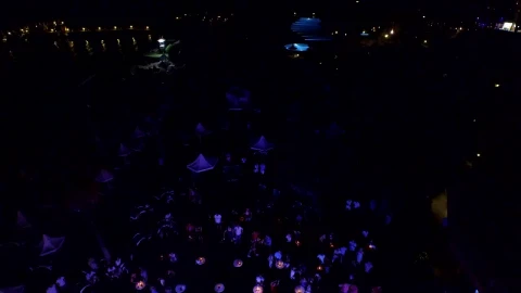 Stock Video Night Club Party From Above Live Wallpaper - Free Live Wallpaper
