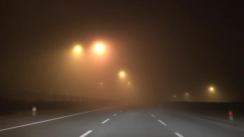 Stock Video Night Fog In The City Highway Live Wallpaper - Free Live Wallpaper