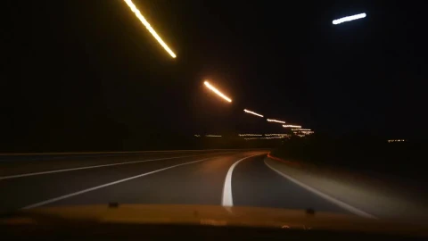 Stock Video Night Lights And Traffic On The City Roads Live Wallpaper - Free Live Wallpaper