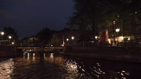 Stock Video Night Tour Along The River Live Wallpaper - Free Live Wallpaper