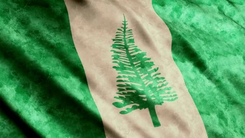 Stock Video Norfolk Island Flag Live Wallpaper - Free Live Wallpaper