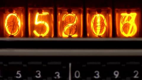Stock Video Numbers In A Nixie Tube Counter Live Wallpaper - Free Live Wallpaper
