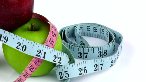 Stock Video Nutritionist Measuring Tapes And Apples Live Wallpaper - Free Live Wallpaper