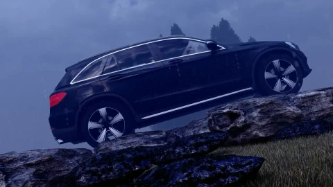 Stock Video Off Road Vehicle In A Forest Live Wallpaper - Free Live Wallpaper