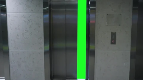 Stock Video Office Elevator With A Green Screen Live Wallpaper - Free Live Wallpaper