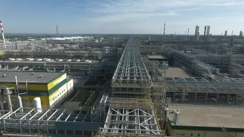 Stock Video Oil Processing Plant In The Day Live Wallpaper - Free Live Wallpaper