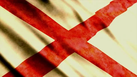 Stock Video Old Alabama State Flag Live Wallpaper - Free Live Wallpaper