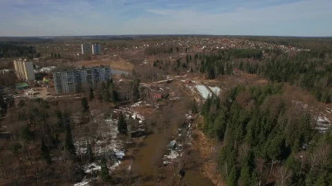 Stock Video Old Buildings At The Edge Of Woodland Live Wallpaper - Free Live Wallpaper