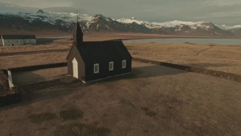Stock Video Old Church In Iceland Live Wallpaper - Free Live Wallpaper