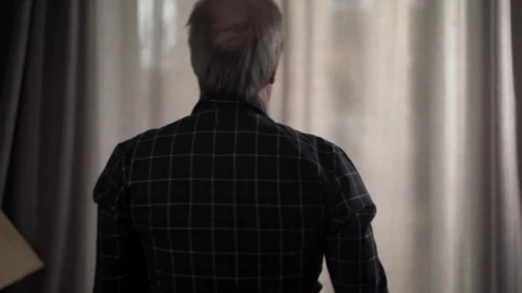 Stock Video Old Man Opening The Window Curtains Live Wallpaper - Free Live Wallpaper