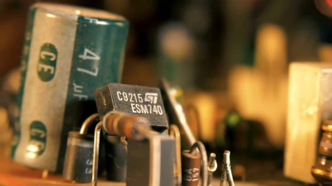 Stock Video Old Pc Hardware Macro Close Up Live Wallpaper - Free Live Wallpaper