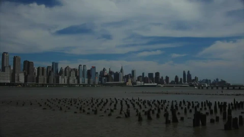 Stock Video Old Pier In New York Live Wallpaper - Free Live Wallpaper