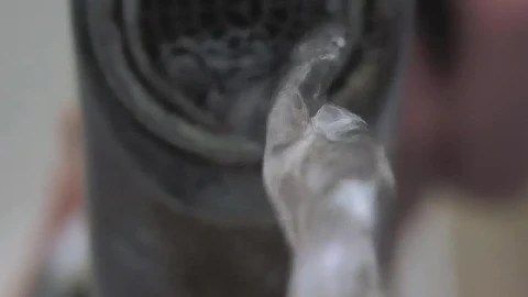 Stock Video Old Tap With Tartar Seen In Detail From Below Live Wallpaper - Free Live Wallpaper