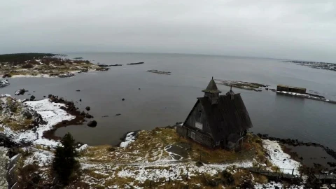 Stock Video Old Wooden House By The Ocean Live Wallpaper - Free Live Wallpaper