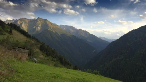 Stock Video Old Wooden House In The Mountain Live Wallpaper - Free Live Wallpaper