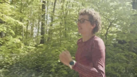 Stock Video Older Woman Jogging Outside Live Wallpaper - Free Live Wallpaper