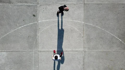 Stock Video One On One Basketball Game Live Wallpaper - Free Live Wallpaper