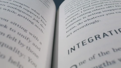 Stock Video Open Book In A Close Up Shot Live Wallpaper - Free Live Wallpaper