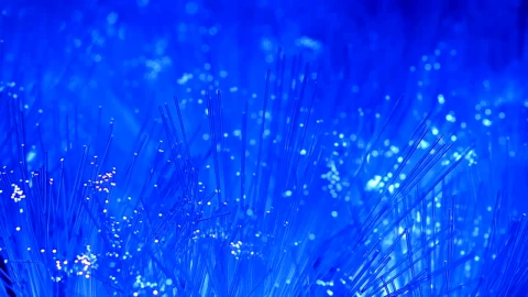 Stock Video Optic Fiber Glowing Blue Live Wallpaper - Free Live Wallpaper