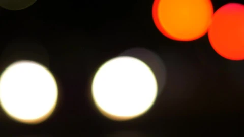 Stock Video Orange And White Bokeh Effect Lights Live Wallpaper - Free Live Wallpaper