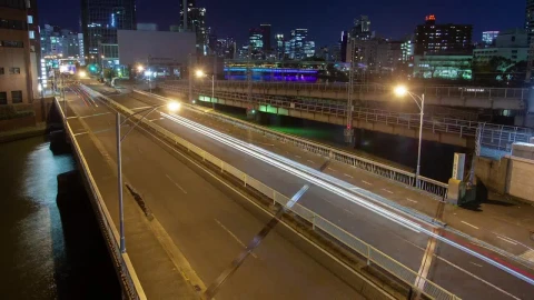 Stock Video Osaka City Highway Fast Traffic Live Wallpaper - Free Live Wallpaper