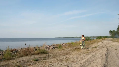 Stock Video Out For A Run With Her Pet Dog Live Wallpaper - Free Live Wallpaper