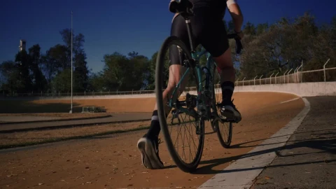 Stock Video Outdoor Cycling Track With Some Cyclists Live Wallpaper - Free Live Wallpaper