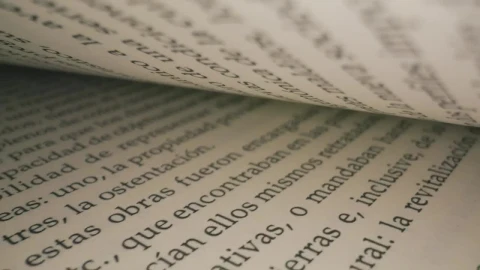 Stock Video Pages Of A Book In Spanish Live Wallpaper - Free Live Wallpaper