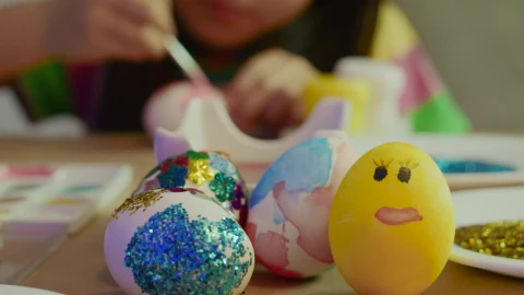 Stock Video Painted Easter Eggs Live Wallpaper - Free Live Wallpaper