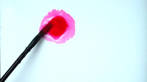 Stock Video Painting With Watercolor With A Brush Live Wallpaper - Free Live Wallpaper