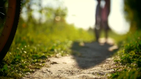 Stock Video Pair Of Female Cyclist Riding In Nature Live Wallpaper - Free Live Wallpaper