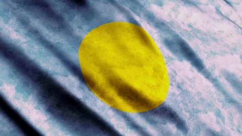 Stock Video Palau Flag D Render Animation Live Wallpaper - Free Live Wallpaper
