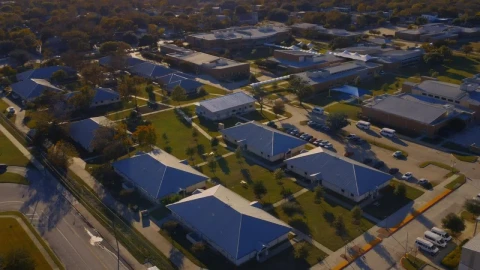 Stock Video Panorama Of A Residential Area Seen From Above Live Wallpaper - Free Live Wallpaper