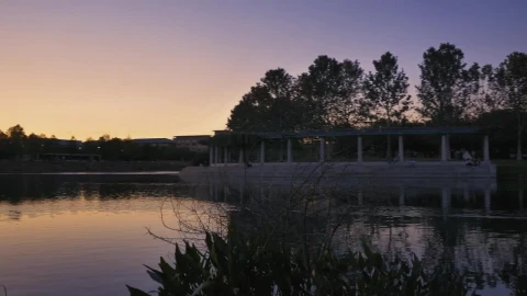 Stock Video Panorama On A Lake During Sunset Live Wallpaper - Free Live Wallpaper
