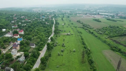 Stock Video Panoramic View Of A Rural Town Live Wallpaper - Free Live Wallpaper